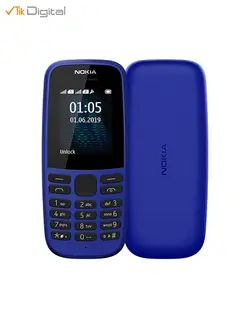 گوشی دکمه ای نوکیا 2019 105 دو سیم کارت - فروشگاه تیک دیجیتال