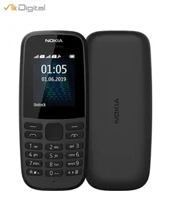 گوشی دکمه ای نوکیا 2019 105 دو سیم کارت - فروشگاه تیک دیجیتال