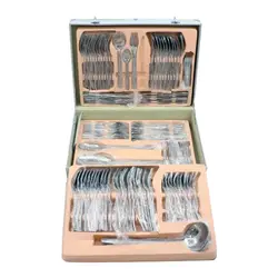 سرویس قاشق و چنگال 128 پارچه مینیاتور MINATOR | تیک و پیک | Tikopic