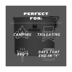 ست ظروف استنلی 1 لیتری مدل ADVENTURE STAINLESS STEEL COOK SET FOR TWO