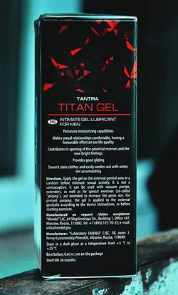 ژل حجم دهنده و بزرگ کننده آلت تیتان - Titan Gel - ساخت روسیه (خرید از سایت amazon)