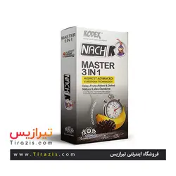 کاندوم تاخیری خاردار کدکس مدل مستر - بسته 3 عددی