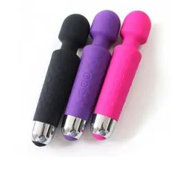 ماساژور و ویبراتورسیلیکونی شارژی ضد آب اورجینال، همراه با شارژر USB