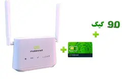 مودم MN4200 مبین نت FD به همراه سیم کارت 4G و 90 گیگابایت اینترنت 6 ماهه