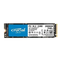 اس اس دی  کروشیال P2 PCIe M.2 2280 NVMe 2TB SSD
