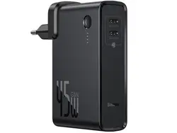 پاور بانک 10000 میلی آمپر و شارژر دیواری فست شارژ بیسوس مدل GaN Charger