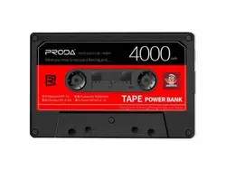 پاور بانک 4000 میلی آمپر طرح نوار کاست ریمکس پرودا مدل PPP-15