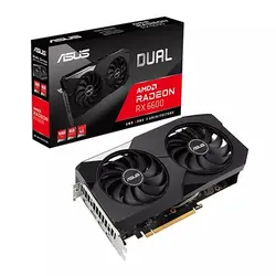 کارت گرافیک  ASUS Dual Radeon RX 6600 8GB GDDR6 Graphics Card