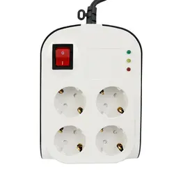 محافظ برق صوتی تصویری ۴ خانه ارت دار پارت الکتریک با کابل ۵ متری Part Electric 8793