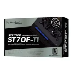 منبع تغذیه کامپیوتر  سیلورستونe ST70F-Ti 700W TITANIUM Full Modular PSU