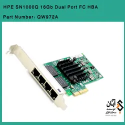 کارت شبکه HBA سرور اچ پی HPE SN1000Q 16Gb Dual Port FC