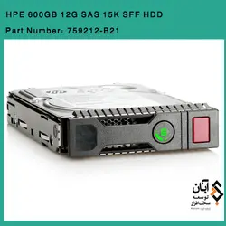 هارد سرور اچ پی 600GB 12G SAS 15K SFF HDD