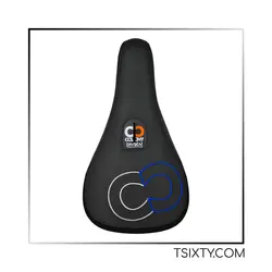 زین دوچرخه BMX برند Colony مدل Pivotal طرح Logo آبی