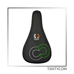 زین دوچرخه BMX برند Colony مدل Pivotal طرح Logo سبز