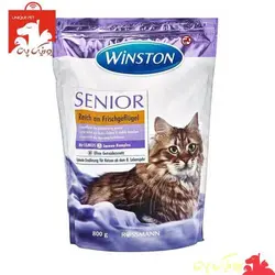 غذای خشک گربه وینستون مدل Senior وزن 800 گرمی