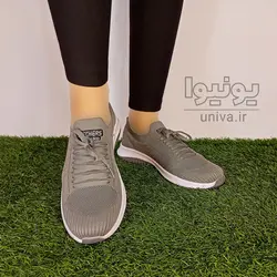 کفش راحتی مدل اسکچرز طوسی تیره