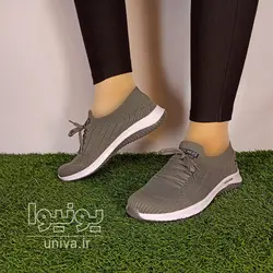 کفش راحتی مدل اسکچرز طوسی تیره