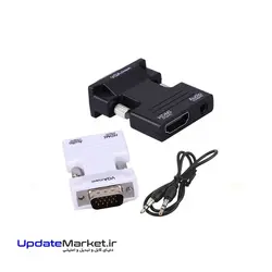 تبدیل HDMI ماده به VGA نر با صدا