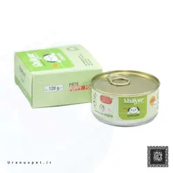 پته کنسرو شایر مرغ پاپی 120 گرمی
