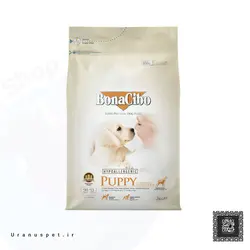 غذای خشک توله سگ Bonacibo با طعم مرغ و ماهی 3K