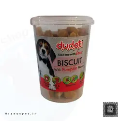 تشويقي بيسکوييت سگ کدو dudoti 150g