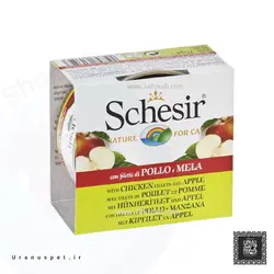 کنسرو سگ 150gr باطعم مرغ و سیب Schesir