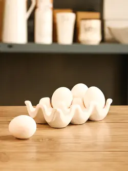 جا تخم مرغی سرامیکی 6 خانه