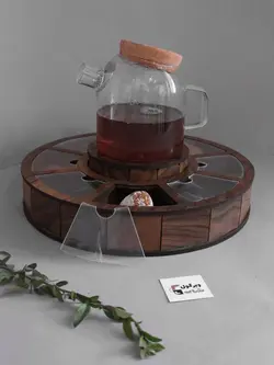 جعبه تی و تنقلات وارمر دار 8 خانه