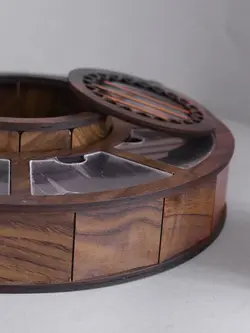 جعبه تی و تنقلات وارمر دار 8 خانه