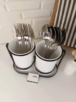 جا قاشقی دوقلو استند دار