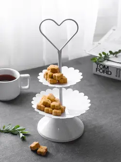 خرما خوری دسته قلبی دو طبقه مایا