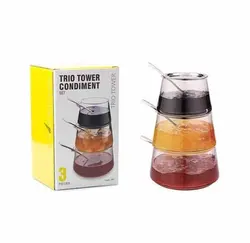 ظرف مربا خوری 3 عددی