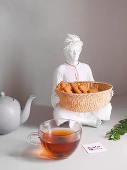 سبد میوه و تنقلات طرح مجسمه عثمانی (مرد)