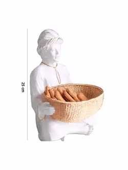 سبد میوه و تنقلات طرح مجسمه عثمانی (مرد)