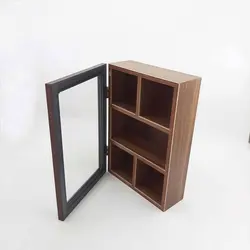 جعبه تی بگ چوبی 5 خانه