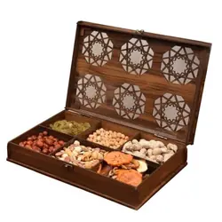 جعبه تی بگ و تنقلات طرح خورشیدی