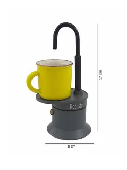 موکاپات شیردار روبوستا به همراه فنجان