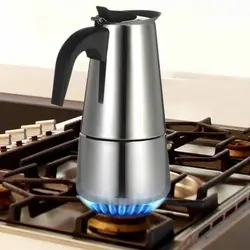 قهوه جوش اسپرسو ساز 4کاپ استیل