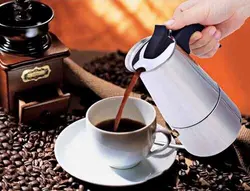 قهوه جوش اسپرسو ساز 4کاپ استیل