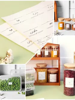 لیبل بانکه حبوبات، ادویه و مایعات