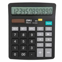 ماشین حساب دلی 837گارانتی 36 ماهه زگال شمالdeli 837 calculator