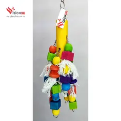 اسباب بازی چوبی طوطی عروس هلندی ، ملنگو ، شاهطوطی و ... مدل 2028