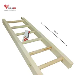 نردبان پرندگان سایز متوسط - بی رنگ - 32 سانتی