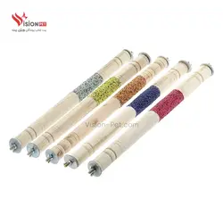 چوب نشیمن طوطی نیمه زبر (سوهان دار) پرنده