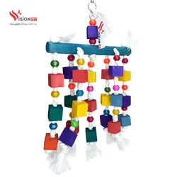 اسباب بازی طوطی سانان و پرندگان - مدل 1107 چوبی
