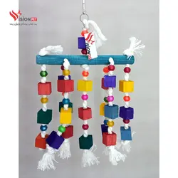 اسباب بازی طوطی سانان و پرندگان - مدل 1107 چوبی