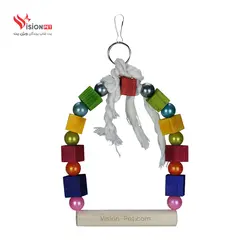 تاب طوطی کد 2012 - اسباب بازی چوبی طوطی سانان