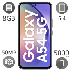 گوشی موبایل سامسونگ مدل Galaxy A54 ظرفیت 256 گیگابایت رم 8 گیگ دو سیم کارت 5G