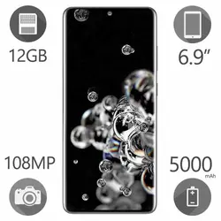 گوشی موبایل سامسونگ مدل Galaxy S20 Ultra ظرفیت 256 گیگایت رم 12 گیگ دو سیم کارت 5G