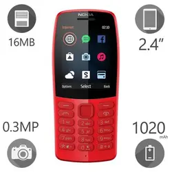 گوشی موبایل نوکیا مدل 210 - 16 مگابایت دو سیم‌ کارت